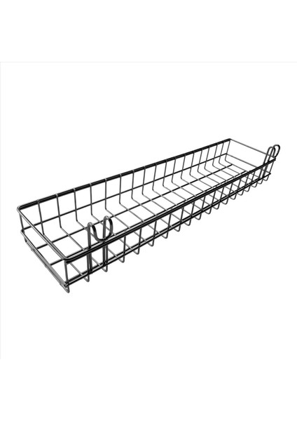 Tel Duvar Izgara Paneli Çok Fonksiyonlu Duvar Depolama ve Ekran Sepeti Için Asılı Sepet 40X10X5CM Siyah Boyalı (Yurt Dışından) fiyatları