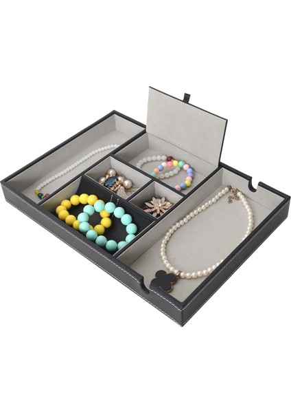 Erkekler Için 2x Vale Tepsisi Edc Tepsisi Komidin Organizatörü Masa Organizatörü Şarj Istasyonu Hepsini Yakala Dresser Tepsisi (Yurt Dışından) fırsatları