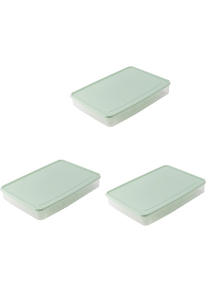 3x Plastik Yumurta Kutusu Mutfak Yumurta Depolama Kutusu 24 Izgara Yumurta Tutucu Istiflenebilir Dondurucu Depolama Organizatörleri Yumurta Depolama Yeşil (Yurt Dışından)