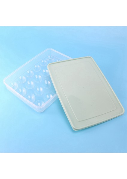 3x Plastik Yumurta Kutusu Mutfak Yumurta Depolama Kutusu 24 Izgara Yumurta Tutucu Istiflenebilir Dondurucu Depolama Organizatörleri Yumurta Depolama Yeşil (Yurt Dışından) fiyatları