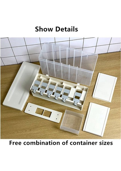 2x 10KG Duvara Monte Bölünmüş Pirinç ve Tahıl Dispenser 6 Nem Kanıtı Plastik Otomatik Raflar Kapalı Gıda Saklama Kutusu (Yurt Dışından) indirimleri