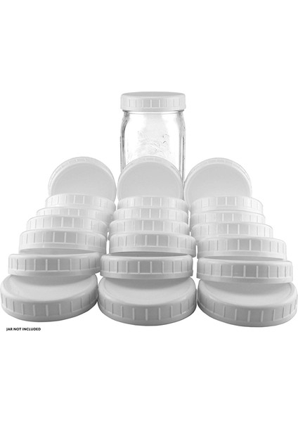 Mason Kavanoz Kapakları Için 144X Normal Ağız Kapakları Mason Konserve Kavanozları ve Daha Fazlası Için Plastik Depolama Kapakları Standart Dia 70MM (Yurt Dışından) fiyatları