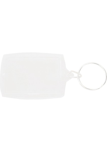 100PCS Şeffaf Boş Boş Fotoğraf Resim Çerçevesi Anahtar Yüzüğü Bölünmüş Anahtarlık (Yurt Dışından) fiyatları