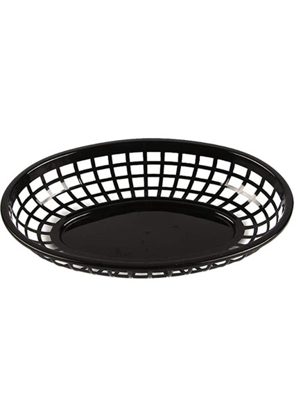 60 Adet Plastik Fast Food Sepetleri Oval Servis Tabağı Kahvaltı Tabakları Patates Kızartması Kek Ekmek Tepsisi Restoran (Yurt Dışından) indirimleri