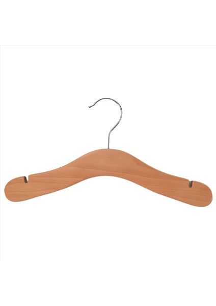 Ahşap Bebek Askıları Çocuk Askıları Çocuklar Için Çentikli Omuz Tasarımı Dekorasyon Askısı 10 Paket Orta (Yurt Dışından) indirimleri