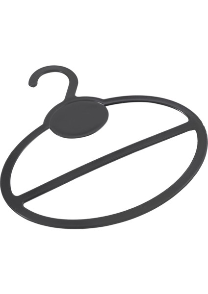 80X Eşarp Şal Kravat Tutucu Organizatör Oval Plastik Askılar Depolama Askı Siyah (Yurt Dışından) indirimleri