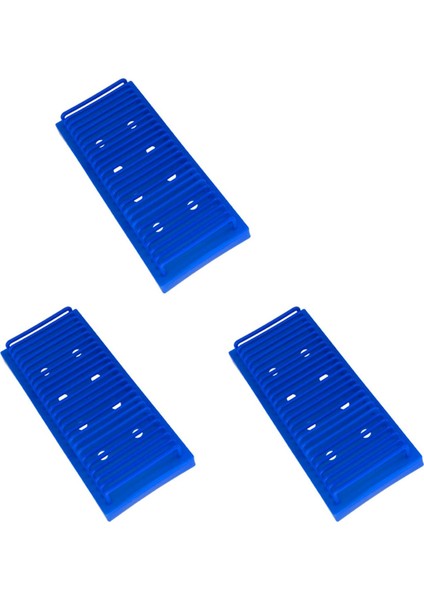 3x Dikdörtgen Tip Slayt Tahliye Rafı Elektroforez Jel Cam Plaka Kurutma Tutucu Okul Eğitim Laboratuvarı Ekipmanları (Yurt Dışından)