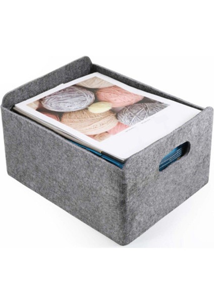 4 Adet Keçe Depolama Sepeti/çöp Kutusu Katlanabilir ve Kullanışlı Depolama Çözümü (Yurt Dışından) fırsatları