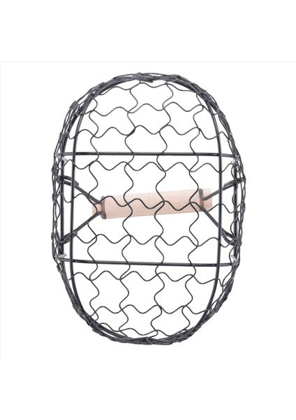4x Ahşap Tutar Metal Retro Sepet Taşınabilir Çok Functurm Bitkisel Meyve Yumurtası Yiyecekleri Pratik Depolama Sepeti Siyah (Yurt Dışından) indirimleri