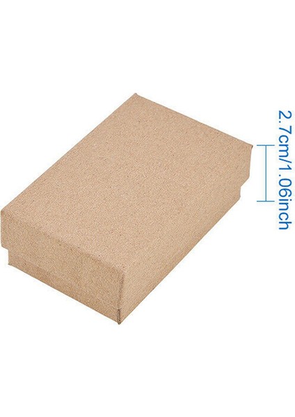 48PCS Kraft Kağıt Kutusu Küçük Kraft Kağıt Takı Kutusu El Yapımı Karton Paketleme Kutusu Düğün Süslemeleri (Yurt Dışından) modelleri