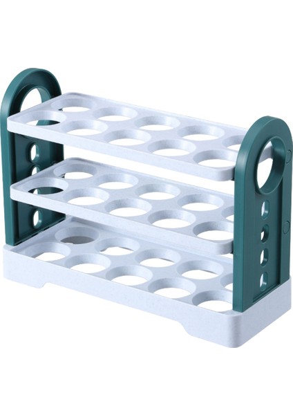 Yeni Buzdolabı Yumurta Depolama Kutusu Döner Buzdolabı Yumurta Tutucu Kılıf Alanı Tasarlayan Yumurta Organizatör Konteyner Beyaz (Yurt Dışından)