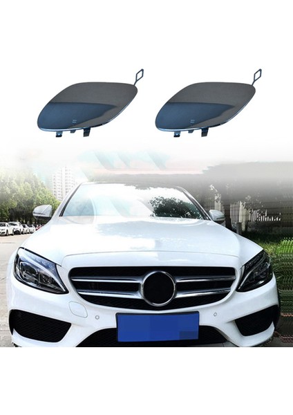 2x Ön Tampon Çekme Kancası Kapak Göz Kapağı Mercedes-Benz W205 C300 C400 C63AMG 2015 2016 A2058850724 (Yurt Dışından) indirimleri