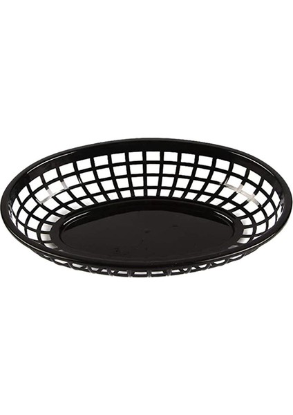 48 Pcs Plastik Fast Food Sepetleri Oval Servis Tabağı Kahvaltı Tabakları Patates Kızartması Kek Ekmek Tepsi Restoranı (Yurt Dışından) fiyatları