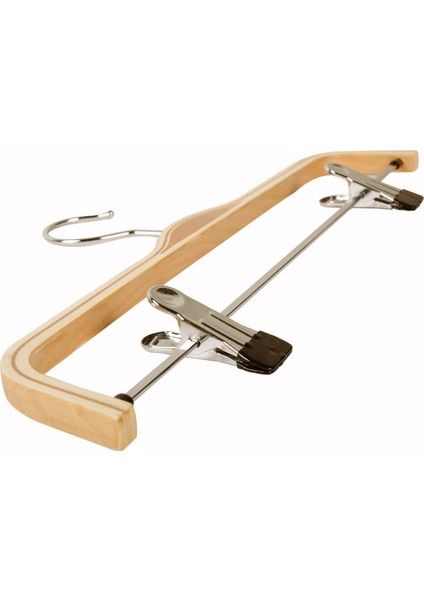 20 Paket Katı Kaplamalı Ahşap Pantolon/etek Askı Anti-Rasli Klipsli Eldivenler Ceket Giysileri Askıları (Yurt Dışından) fiyatları