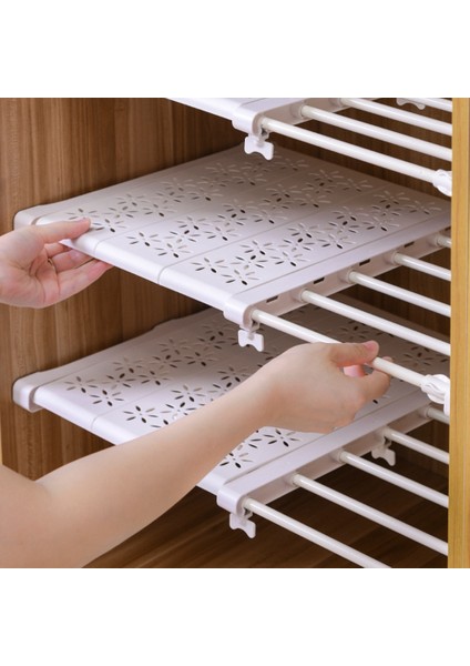 Ayarlanabilir Mutfak Dolap Depolama Rafları Giyim Dolap Organizatör Duvar Montajlı Raf Home Cihaz-F (Yurt Dışından) modelleri