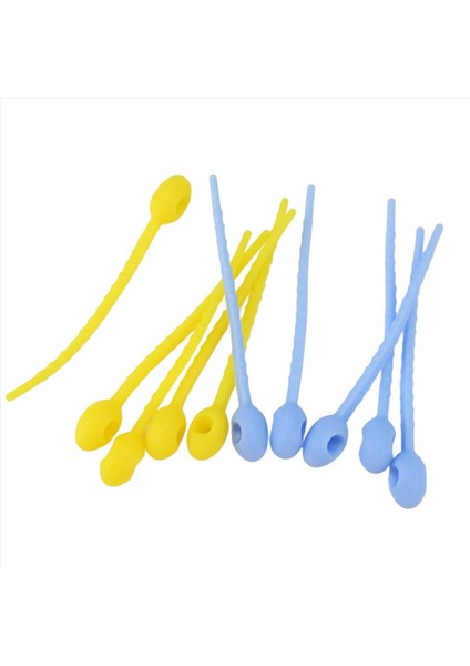 10PCS Gıda Sınıfı Silikon Torba Bağlar Kablo Yönetimi Zip Kravat Bükümü Çok Amaçlı Çoklu Kullanımlı Çanta Klips Ekmek Kravat Gıda Tasarrufu (Yurt Dışından) fiyatları