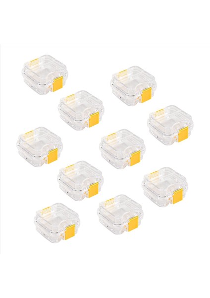 10 Adet Film Li Protez Depolama Kutusu Diş Implant Zarı Diş Kutusu ile Plastik Protez Diş Kutusu (Yurt Dışından)