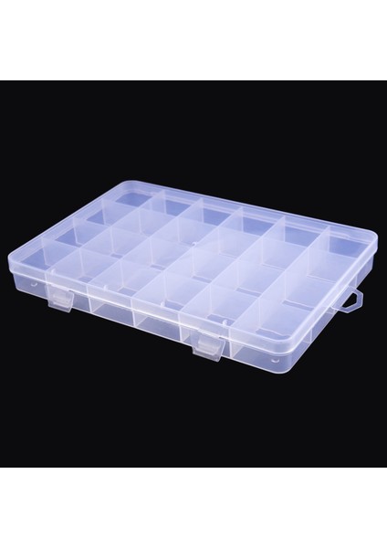 2x 24 Bölmeler Plastik Kutu Kasa Takı Boncuk Depolama Konteyner Zanaat Organizatörü (Yurt Dışından) indirimleri