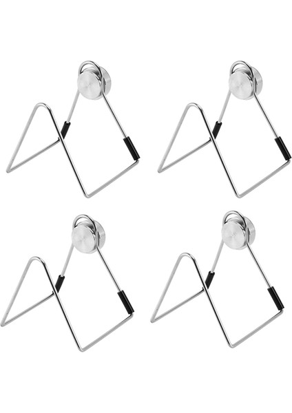 4x Mutfak Lavabosu Için Manyetik Sünger Tutucu Caddy Paslanmaz Çelik Yapıştırıcılarla Sondaj Yok Su Geçirmez Mutfak (Yurt Dışından)