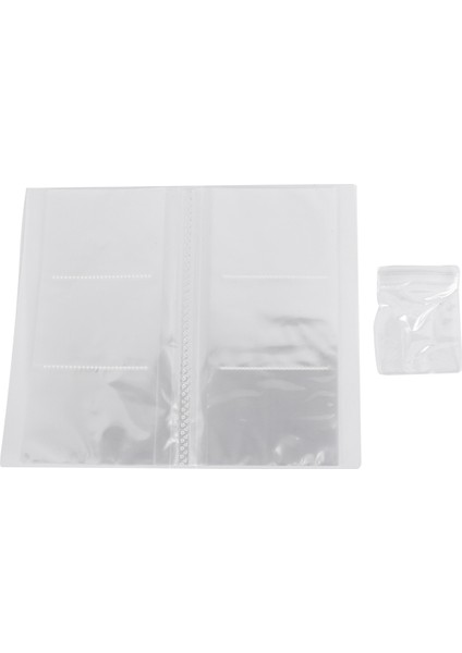 Pvc Berrak Takı Anti Oksidasyon Fermuar Çantası Mücevher Küpe Organizatörü Depolama Kitap Çantası Mücevher Depolama Kitabı (84 Hücre) (Yurt Dışından)