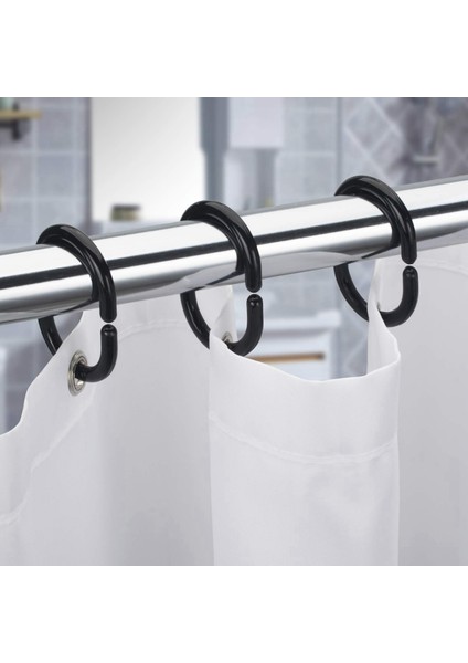 72 Pcs Duş Perdesi Yüzükler Banyo Duş Çubuğu Için Plastik Duş Perde Kancaları (Yurt Dışından) fiyatları