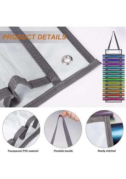 2x Vinil Depolama Rafı 12 Delikli Organizatörler Vinil Rulo Tutucu Vinil Tabakalar/ısı Transfer Kağıdı/tasarım Çizimleri (Yurt Dışından) fırsatları