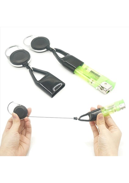 30PCS Silikon Çakmak Tutucu Kupa Klip Çakmak Koruyucu Kapak Geri Çekilebilir Anahtarlı Aksesuarları (Yurt Dışından) indirimleri