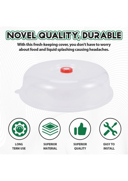 Mutfak Taze Tutma Kapağı Mikrodalga Anti-Sıkışan Yağ Isı Çanak Kapağı Plastik Taze Tutma Kapağı (Yurt Dışından) fırsatları