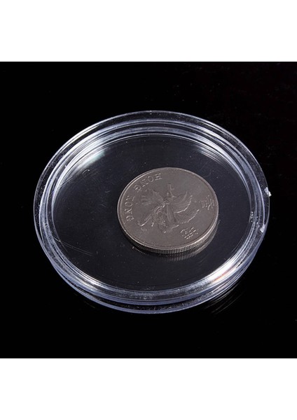 20 Pcs Küçük Yuvarlak Şeffaf Plastik Para Kapsülleri Kutusu 24MM (Yurt Dışından) fırsatları