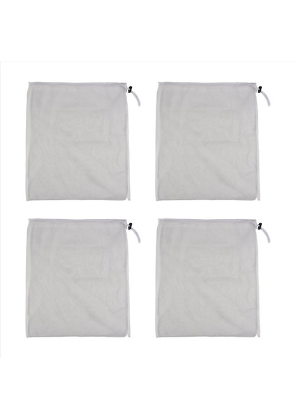 4 Paket Demleme Çantaları -Meyve Elma Şarabı Için Tekrarlanabilir Örgü Çanta Elma Elma Üzüm Şarap Pres Brawstring Süzme Bir Çantada 38X42CM (Yurt Dışından)