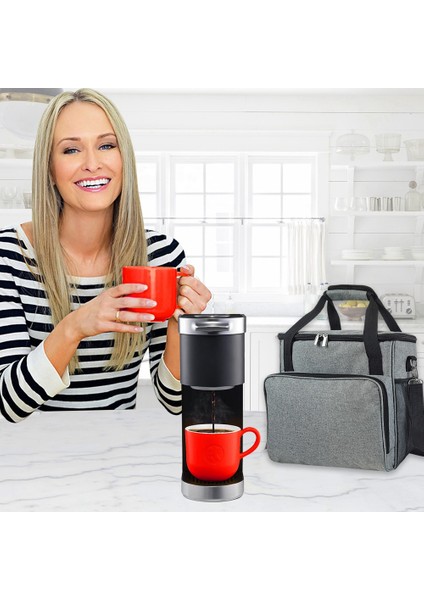 Kahve Makinesi Çanta Tek Servis Kahve Bira Su Geçirmez Depolama Çantası Ekstra Cepler Kahve Makinesi Depolama Çantası (Yurt Dışından) indirimleri