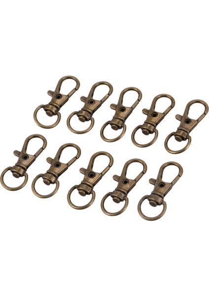 20PCS Metal Toka Döner Tetik Klipsleri Çırpı Kancaları Anahtar Halka Çantaları Diy Zanaat Bakır (Yurt Dışından) fiyatları