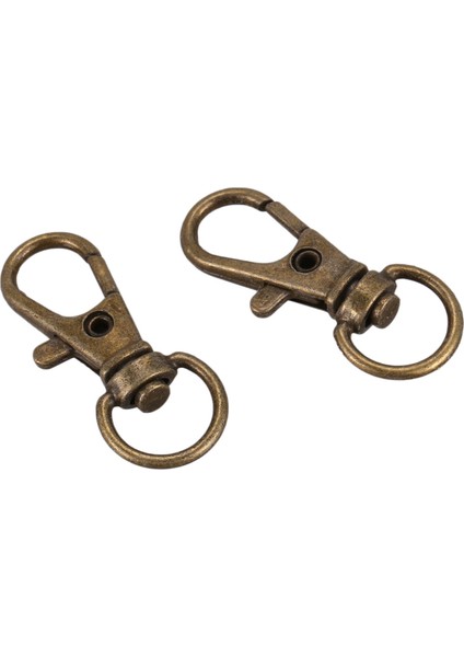 20PCS Metal Toka Döner Tetik Klipsleri Çırpı Kancaları Anahtar Halka Çantaları Diy Zanaat Bakır (Yurt Dışından) fırsatları