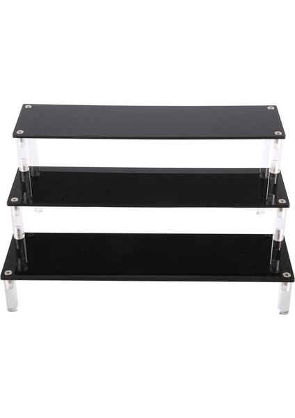 3 Katmanlı Akrilik Cupcake Ekran Standı Koleksiyon Organizatör Rafı Tatlılar ve Kozmetik Ürünleri Ekran Yükselticileri (Yurt Dışından) fiyatları