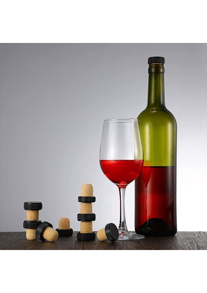 72 Adet Tıkaçları Tatma Mantarları T-Şekilli Şarap Mantarları Üst Ahşap Şarap Şişesi Durdurucu Şişe Fişleri (Yurt Dışından) fırsatları