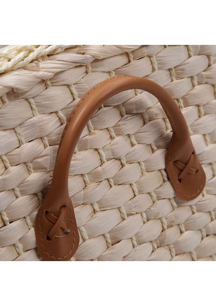 Manuel Dokuma Depolama Sepeti El Yapımı Çamaşırhane Hasır Sepetler Sundues Organizatör Kıyafet Oyuncakları Konteyner Dekorasyon -Brown (Yurt Dışından) fırsatları