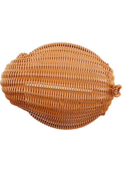 2x Rattan Dokuma Meyve Sepeti Taklit Geyik Ekmek Sepet Meyve Kaseleri Tepsisi Sebze Atıştırmalık Sepeti Yenilik Hayvan Antik (Yurt Dışından) fırsatları