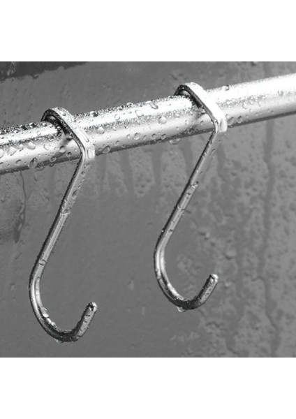 2x Paslanmaz Çelik Perforasyonsuz Dolap Kapı Dikişsiz Kıyafetler Kanca Kapısı Arka Duvar Asılı Kanca (Yurt Dışından) indirimleri