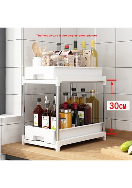 Mutfak Baharat Raf Çekmece Raf Mutfak Dolapları Organizatör Çeken Tip Sebze Meyve Depolama Sepet Çekmecesi Beyaz (Yurt Dışından) fiyatları