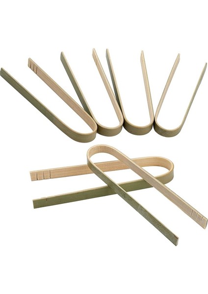 600 Paket Mini Bambu Maşa 4 Inç Tek Kullanım Maşaları Eko Dostu Mini Tek Kullanımlık Bambu Mutfaklar Tost Maşaları (Yurt Dışından) modelleri