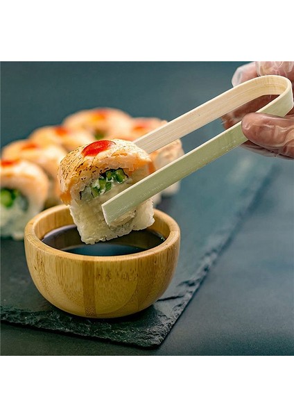 600 Paket Mini Bambu Maşa 4 Inç Tek Kullanım Maşaları Eko Dostu Mini Tek Kullanımlık Bambu Mutfaklar Tost Maşaları (Yurt Dışından) indirimleri