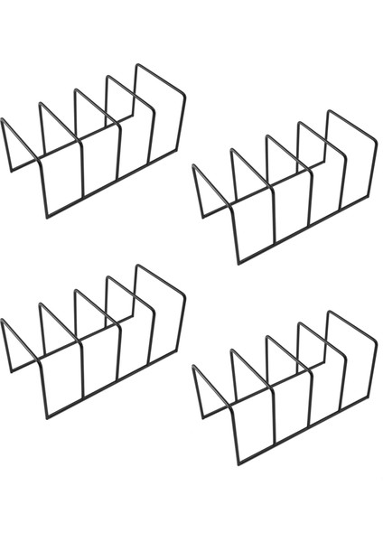 4x Metal Vinil Kayıt Ekran Raf Turn Tablası Depolama Rafı Stand Tutucu A (Yurt Dışından)
