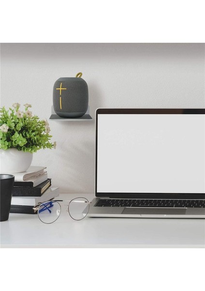 4x Duvar Raf Hoparlör Standı Bluetooth Hoparlör Için Küçük Duvar Raf Hoparlör Montajı Cep Telefonları (Beyaz) (Yurt Dışından) modelleri