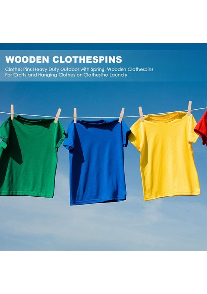 Giysiler Pimler Bahar ile Açık Hava El Sanatları Için Ahşap Kıyafetler ve Çamaşır Çamaşırlarında Asılı Kıyafetler (Yurt Dışından) fırsatları