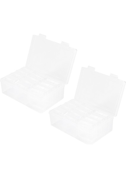 24 Pcs Küçük Boncuk Organizatör Boncuk Kılıf Depolama Organizatörü Elmas Sanat Konteynerleri Aksesuar Depolama 2 Pc ile Menteşeli Kapak (Yurt Dışından) fiyatları