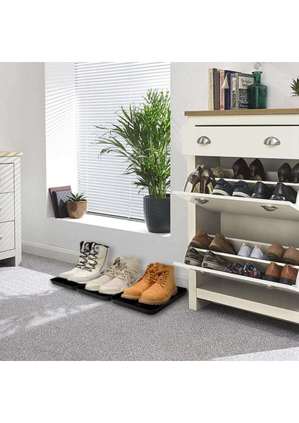 6pcs Boot Tepsisi Ağır Hizmet Ayakkabı Mat Tepsileri Depolama Tepsisi Köpek Kasesi Veya Kedi Kasesi Paspasları Tuzak Çamurunu Korumak Için Tuzak Çamur 13 7X10 8 Inç (Yurt Dışından) indirimleri