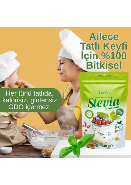 Double Zero Slim Stevia Sweetener 240 gr indirimleri