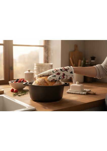 Fırın Eldiveni Yeni Yıl Temalı , Yılbaşı Temalı modelleri