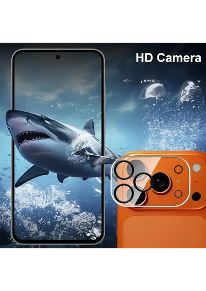 Iphone 17 Pro Şeffaf Kamera Koruyucu Lens Tam Kaplama Tam Koruma Hd Görüntü Tam Kapsama