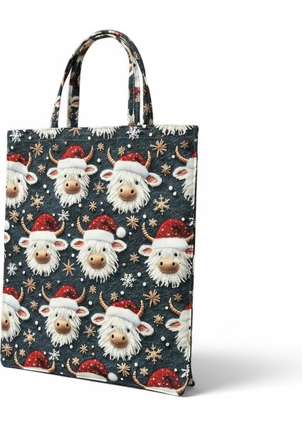 Kumaş Yeni Yıl Çantası, Bez Çanta, Hediye Poşeti, Noel Baba Çanta fırsatları